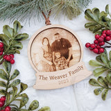 Photo Snowglobe Ornament - Family