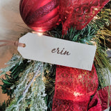 Simple Stocking Gift Tag
