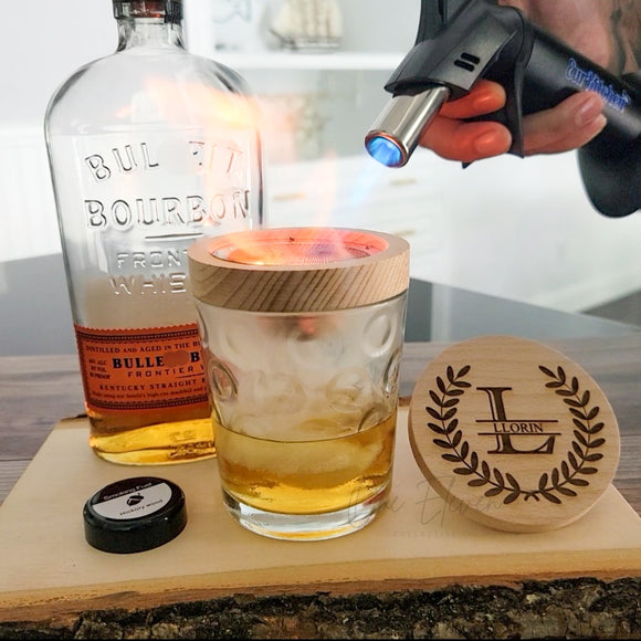 Engraved Whiskey Cocktail Smoker Kit
