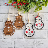 Gingerbread Snowman Ornament